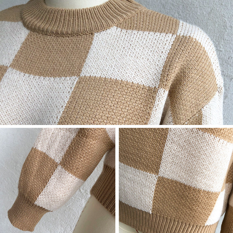 Geometric Knit Sweater