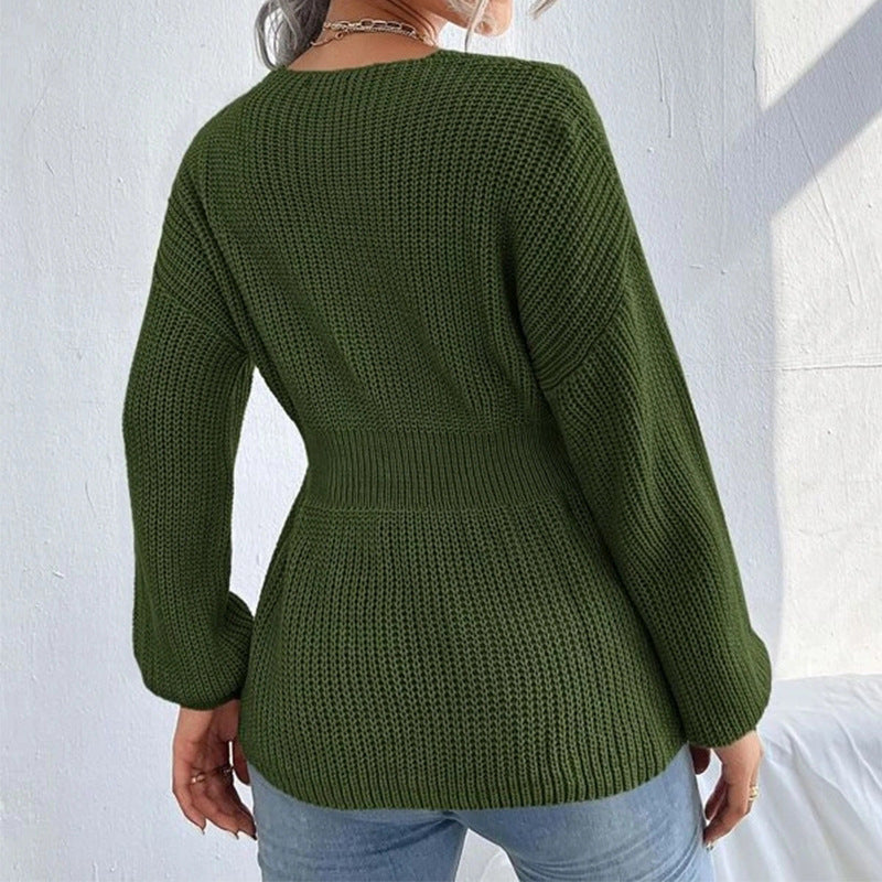 Women’s Ruffle Trim Sweater