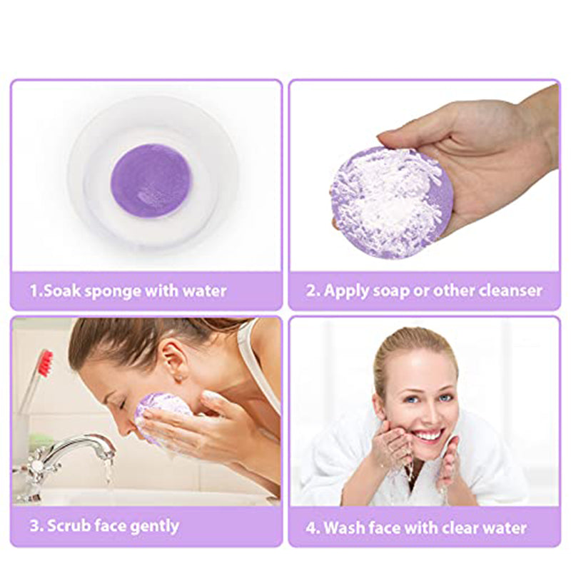 Facial Compressed Facial Sponges