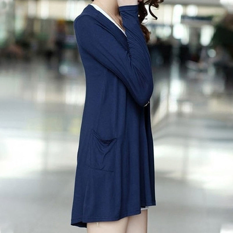 Women's Long-sleeved Thin Mid-length Sun Protection Shirt