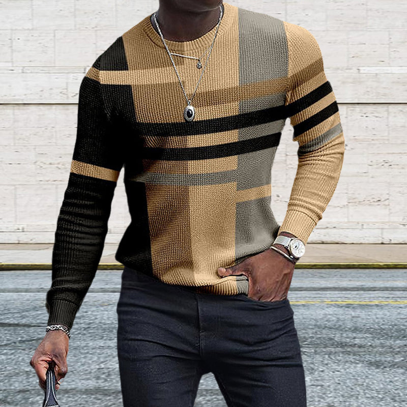 Men's long sleeve casual top