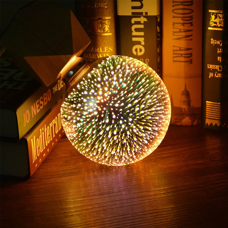 3D Fireworks Decorative LED Light Bulb