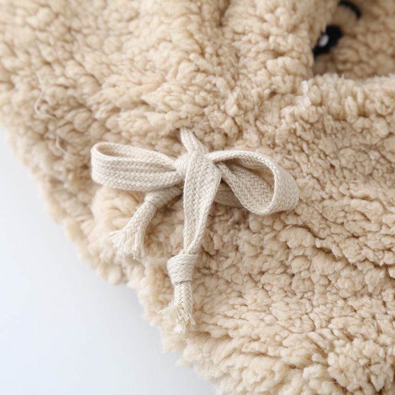 Warm Plush Bear Hat
