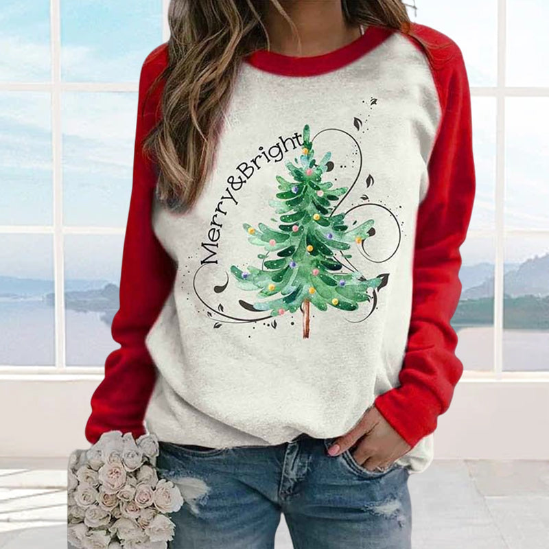 Christmas Tree Sweatshirt For Women