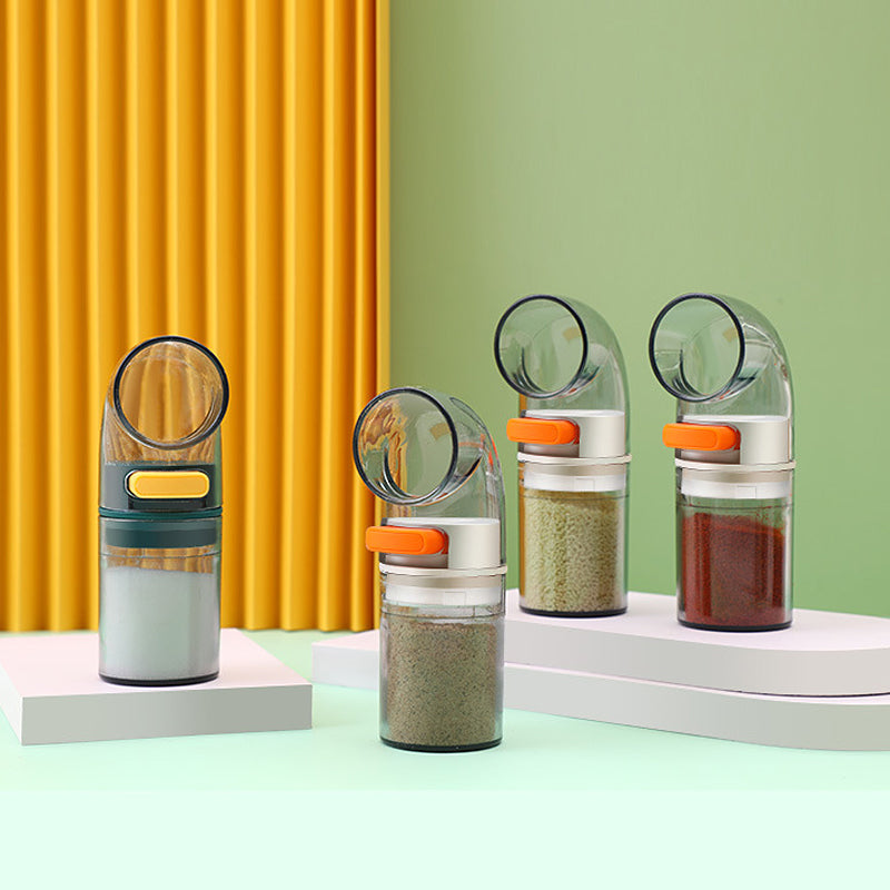 Arc press quantitative salt bottle