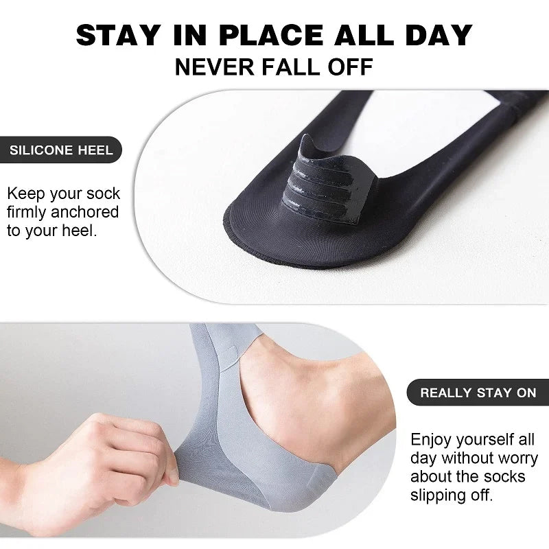 Non-slip Invisible Boat Socks(3 pairs)