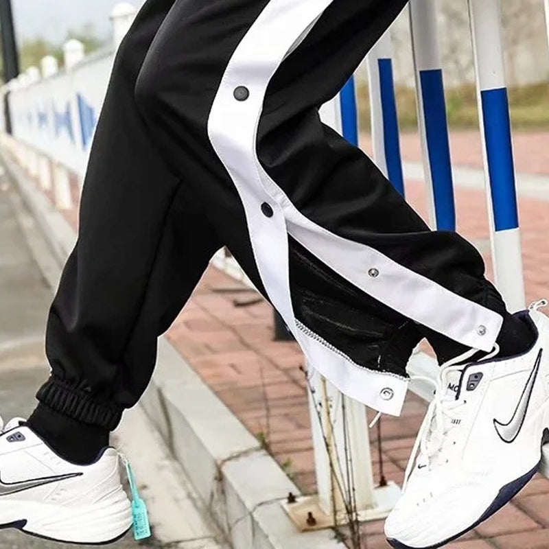 Men's Button-up Loose-fit Sweatpants