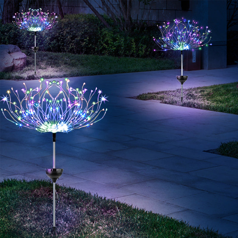 Waterproof  Solar Garden Fireworks Lamp