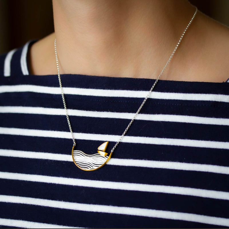 Sailboat Necklace