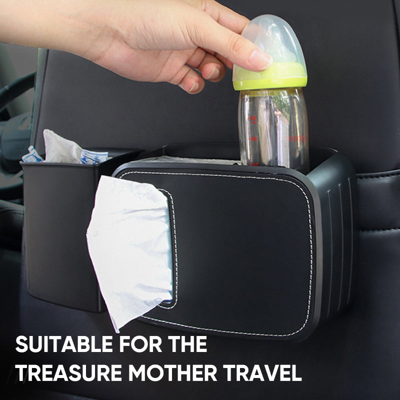 Vehicle Trash Can Tissue Storage Box