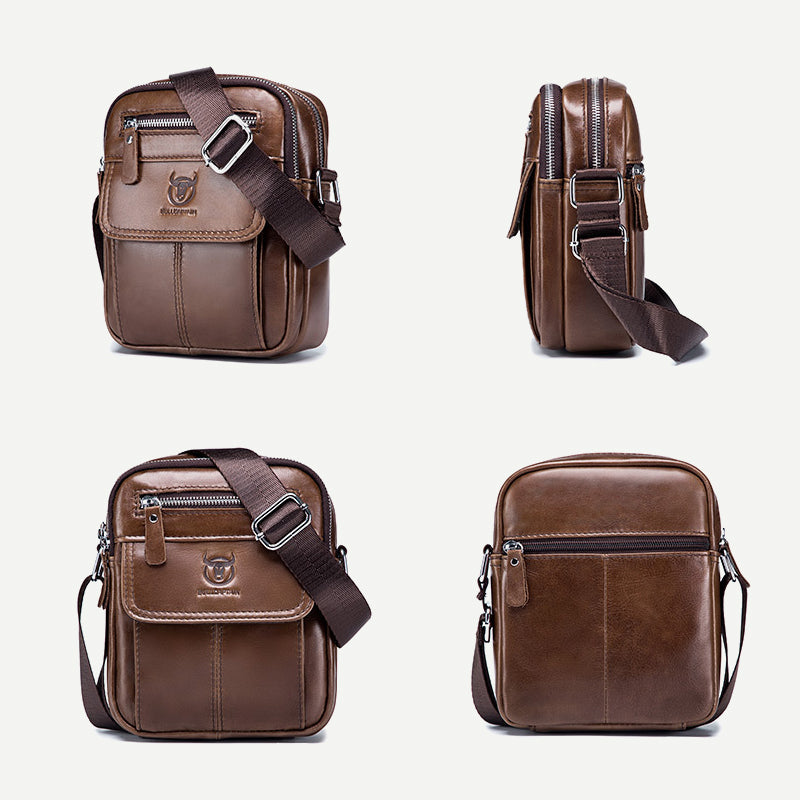 PU Leather Crossbody Bag for Men