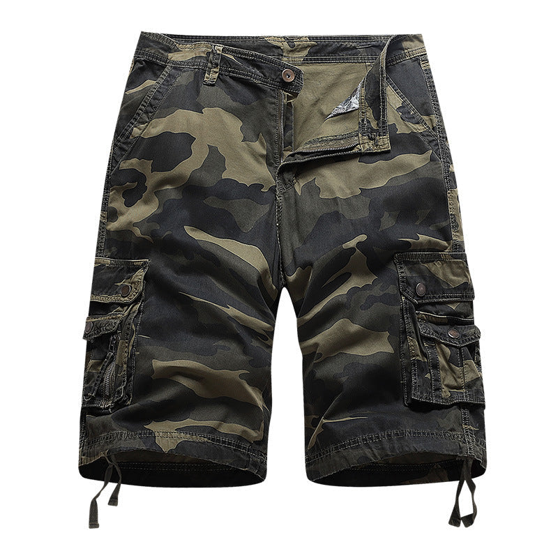 Multi-pocket Men's Sports Shorts