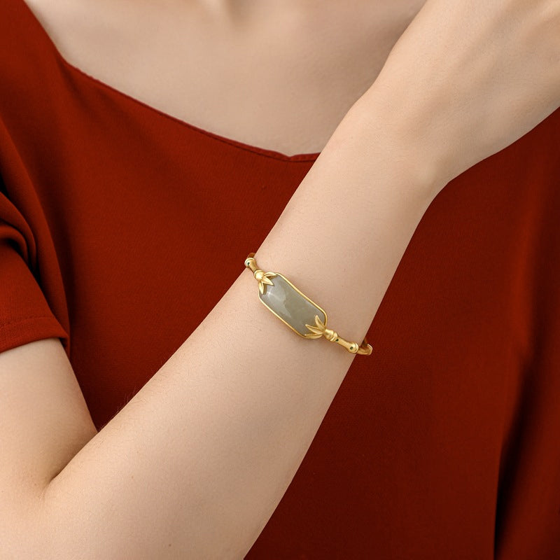 Elegant Antique Bamboo Bracelet