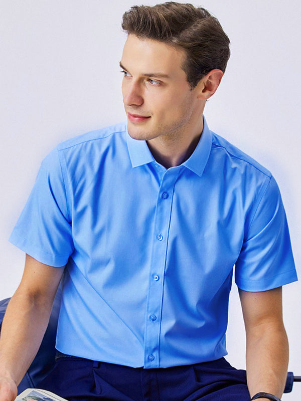 Solid Color Business Shirt