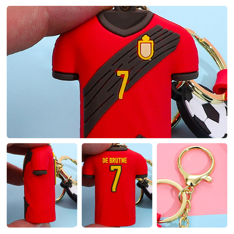 Football Jersey Keychain