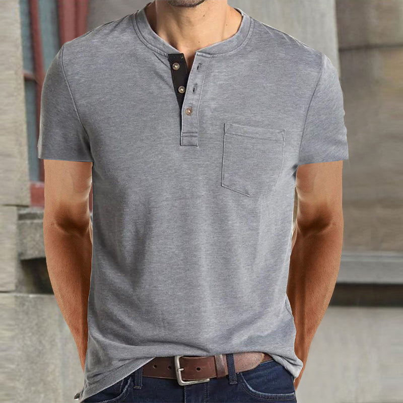 Men's Cotton Multi Color Short Sleeve T-shirt