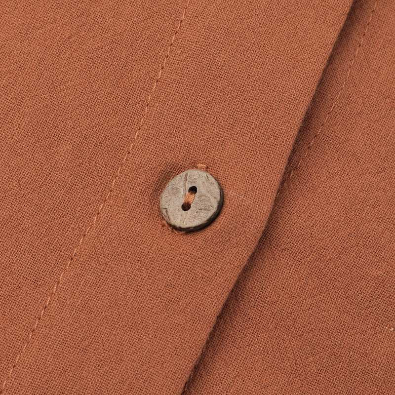 Cotton Linen Button Shirt