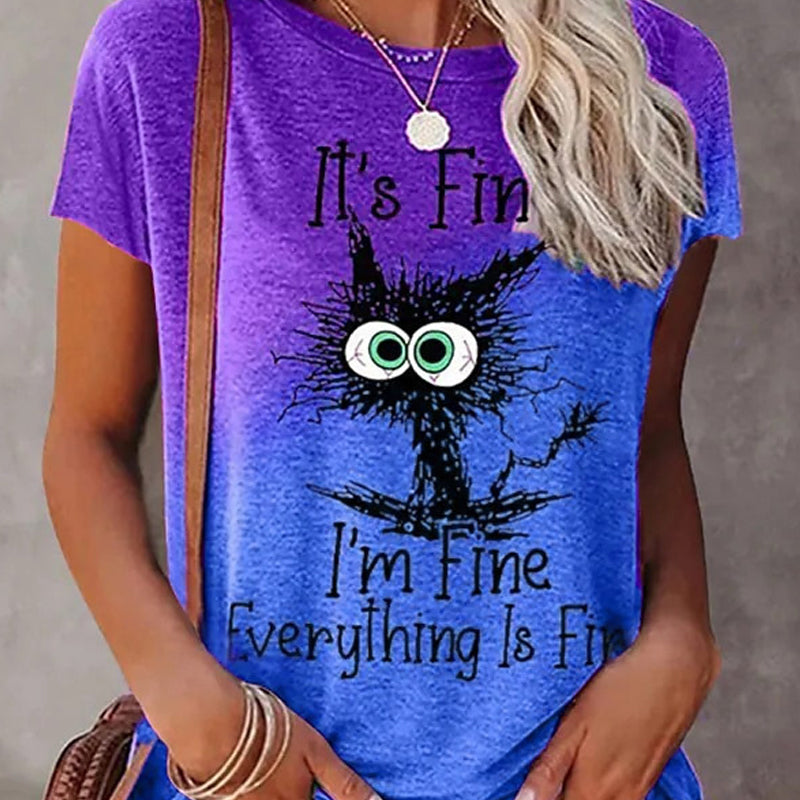 Alphabet Cat T-Shirt