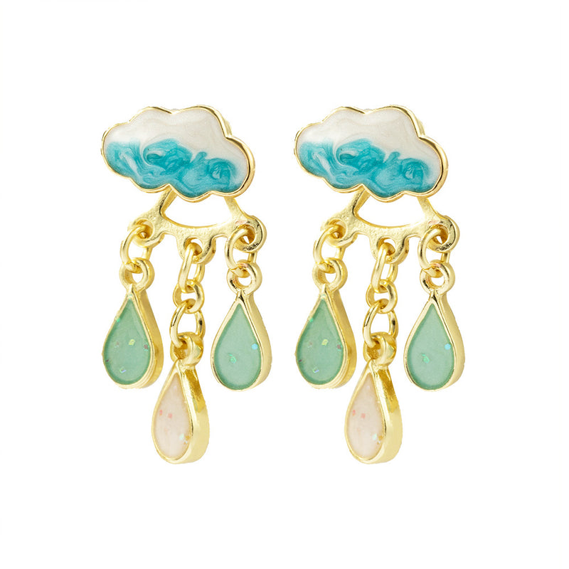 Rainy Day Cloud Earrings