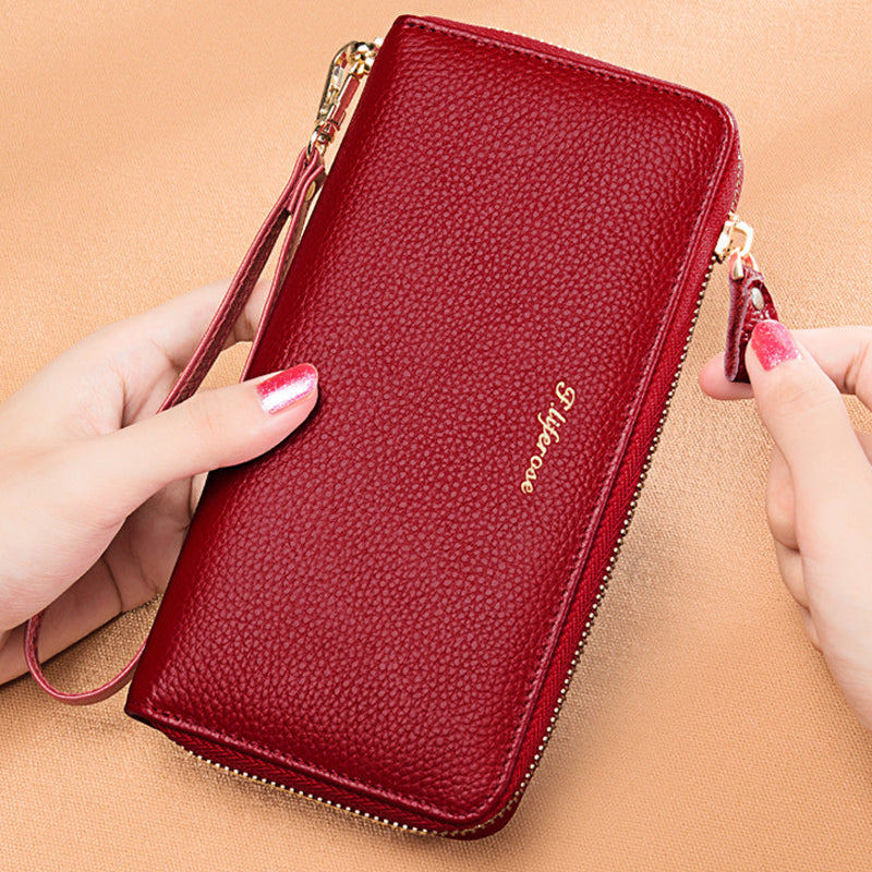 Ladies' Fashionable Long Wallet with a Large Capacity