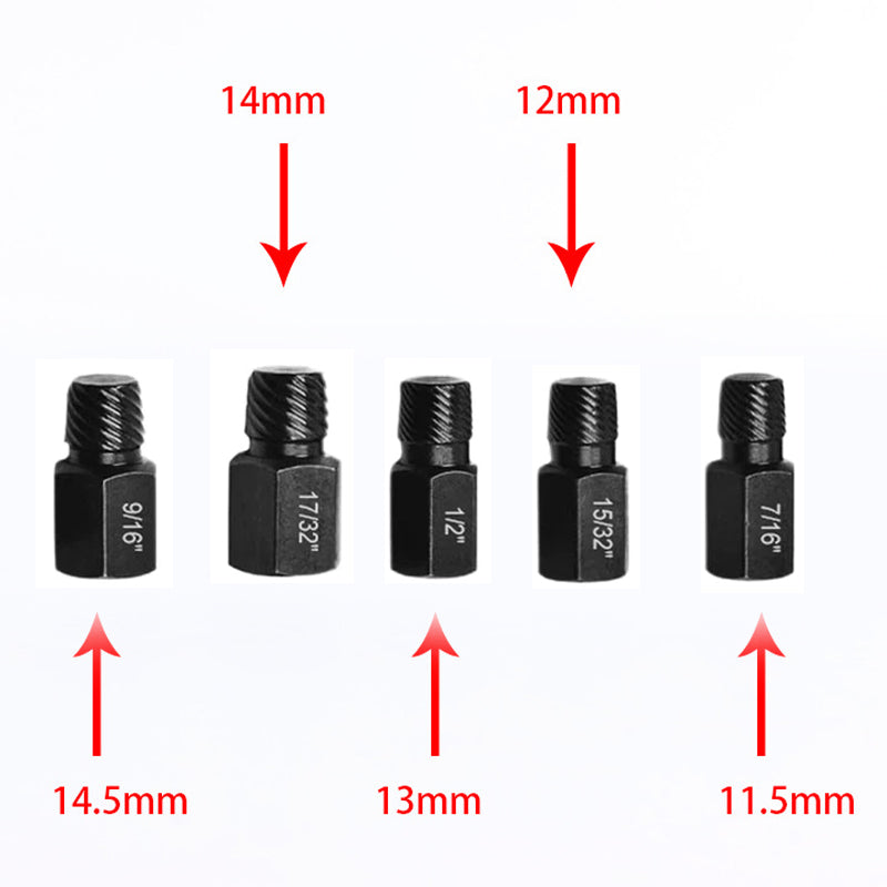 Screw and Bolt Extractor Set