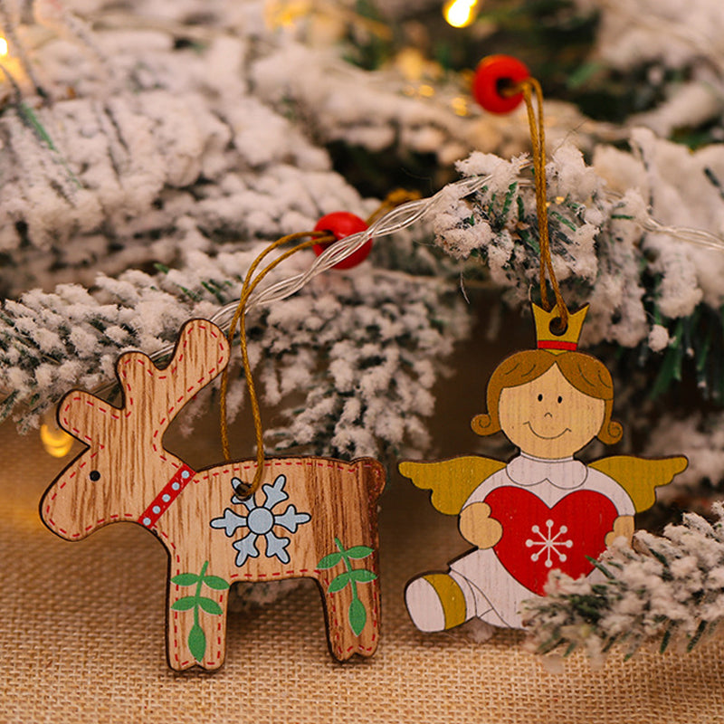 Christmas Wooden Ornament (12 pcs)