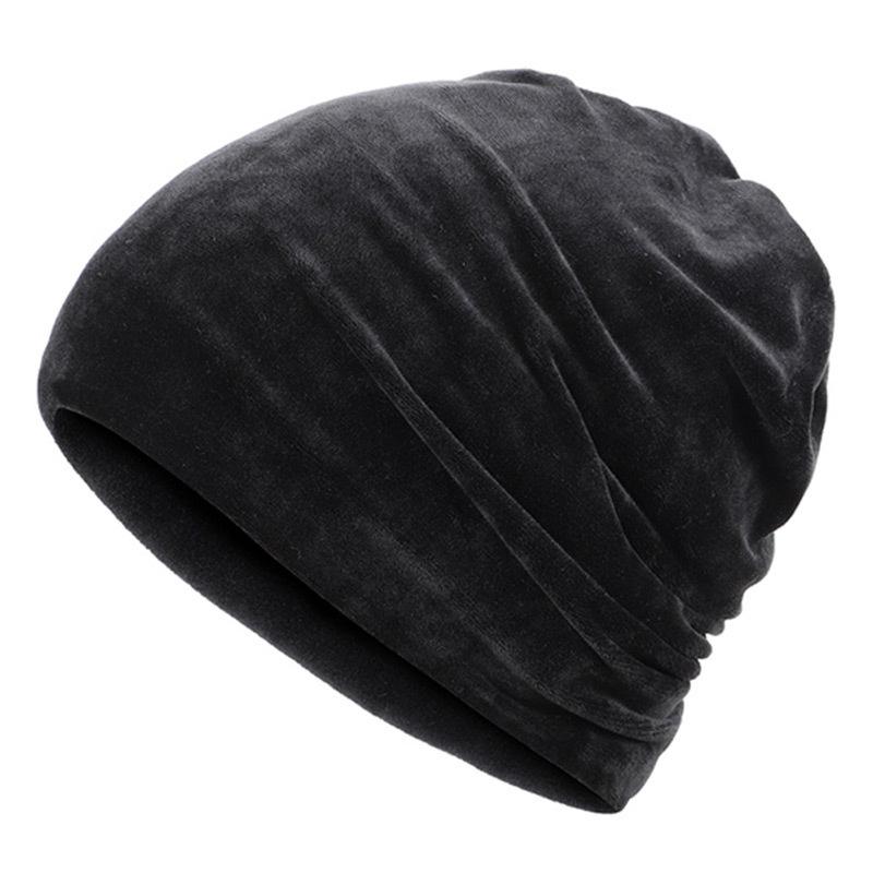 Soft winter slouchy beanie with rhinestones