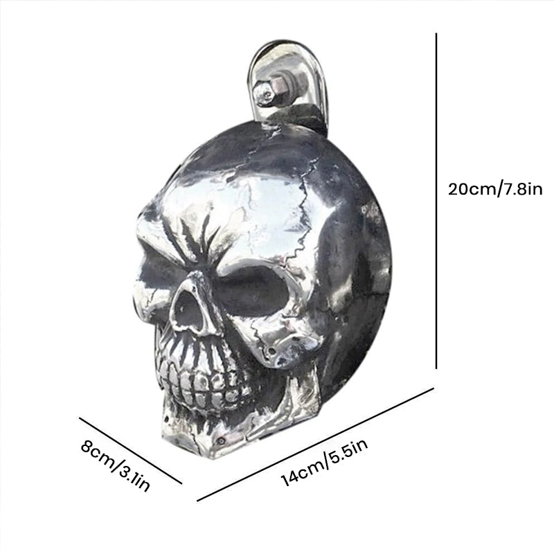 Motorcycle Skull  Horn Cover