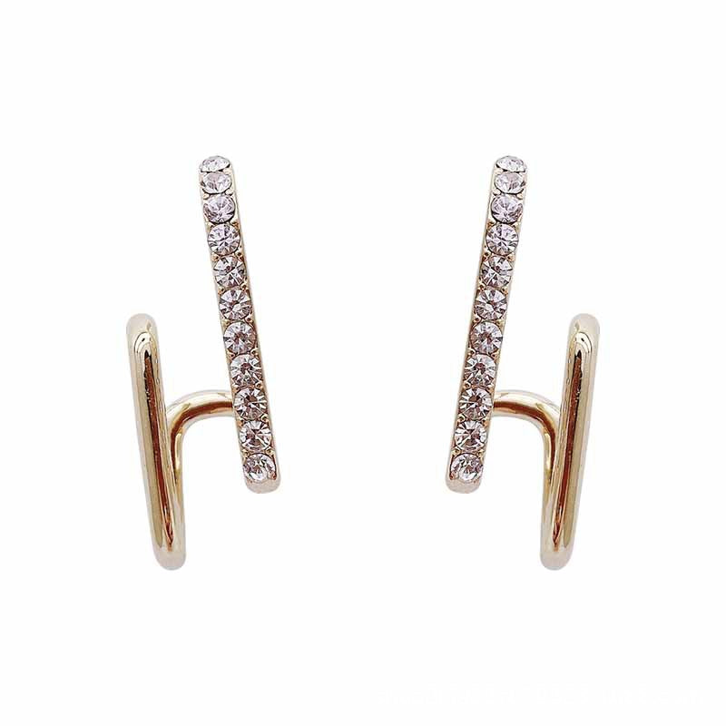 Temperament Zircon Stud Earrings