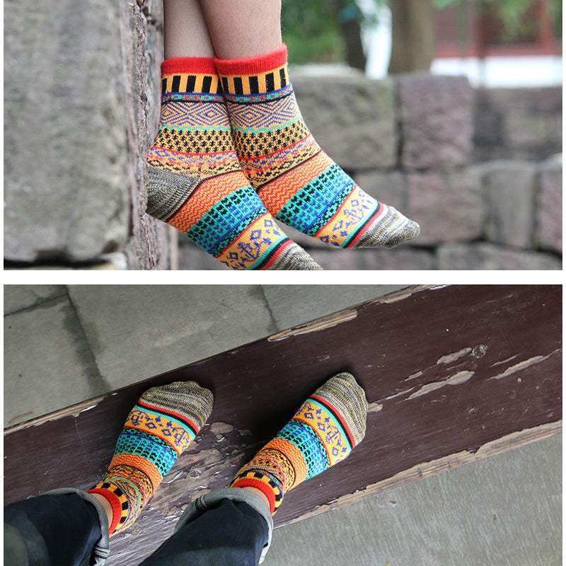 Retro Ethnic Socks