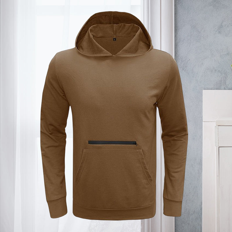 Solid Color Long Sleeve Hoodie