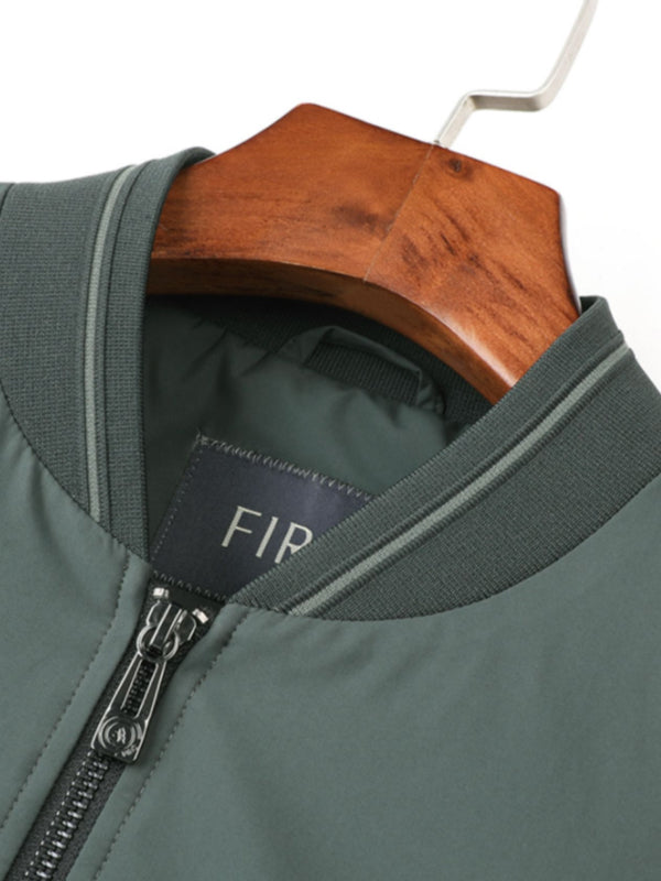 Men's Casual Baseball Collar Jacket