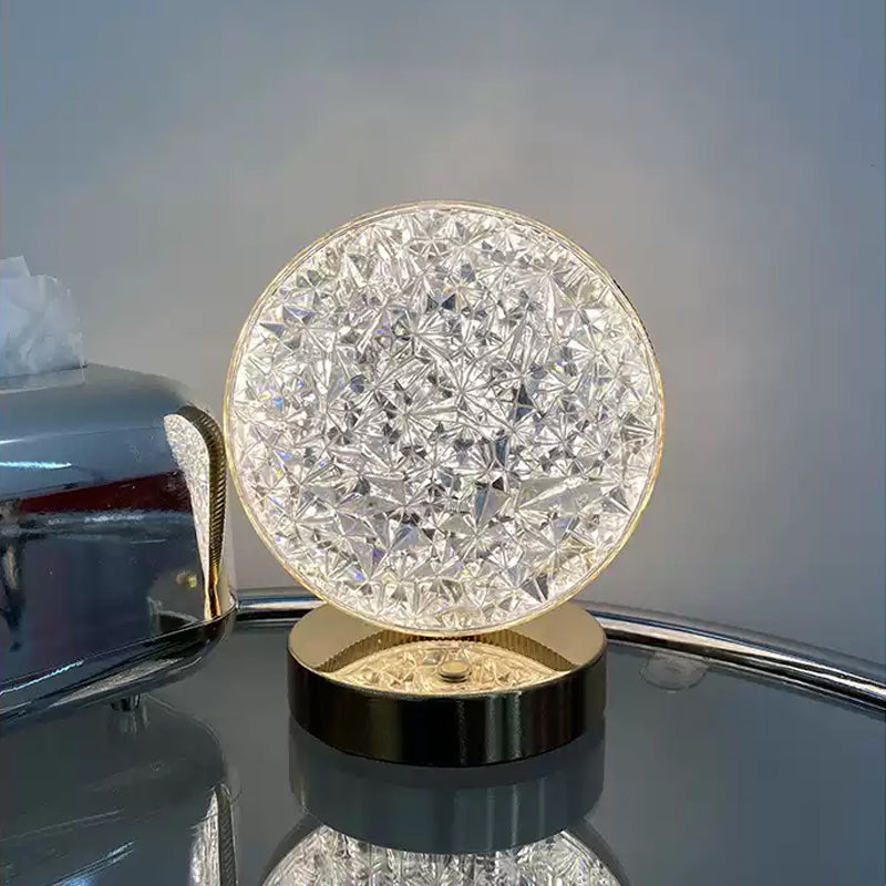 Star Moon Metal Table Lamp