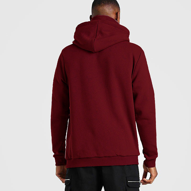 Hooded Face Mask Zip Sweatshirt