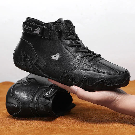 Fashionable Monochromatic Martin Boots