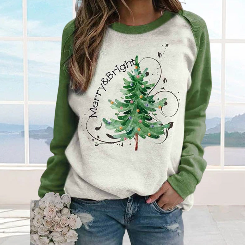 Christmas Tree Sweatshirt For Women