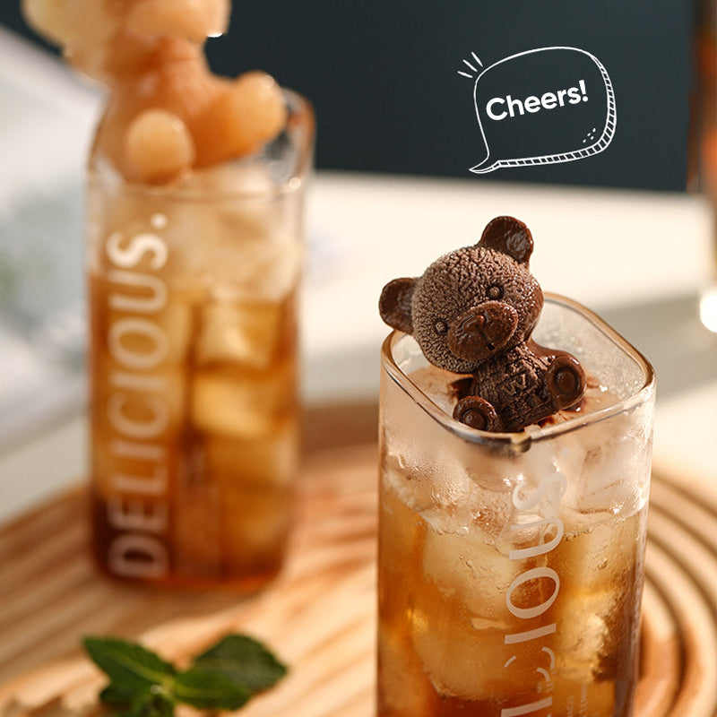 3D Teddy Bear Ice Cube Maker