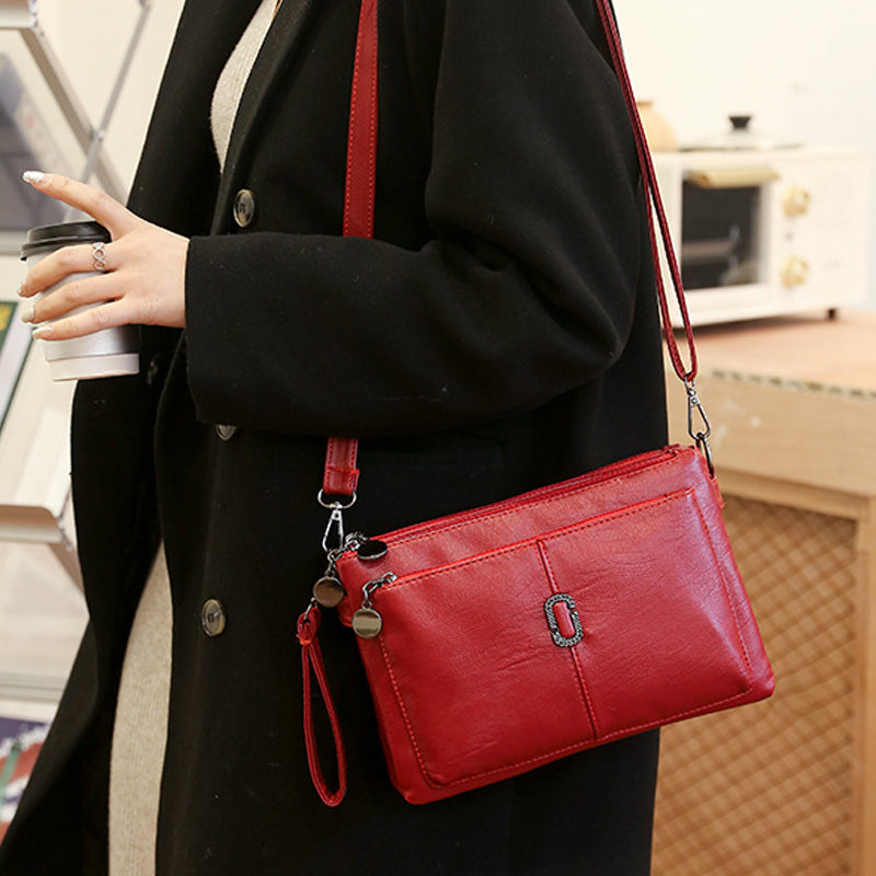 New Small Bag Female PU Leather Shoulder Bag