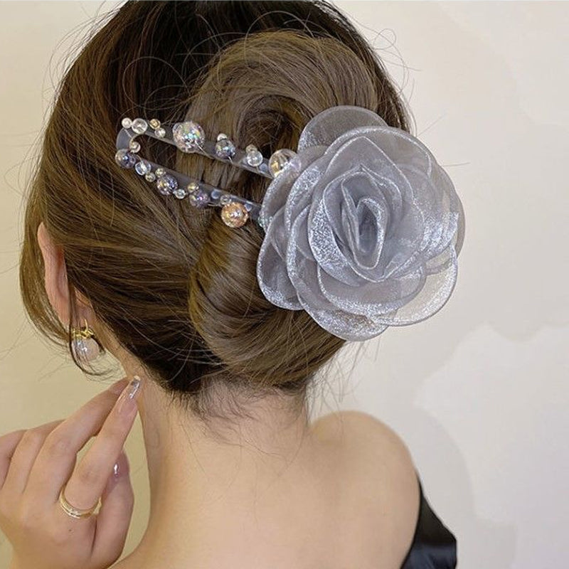 Elegant Flower Hair Clip