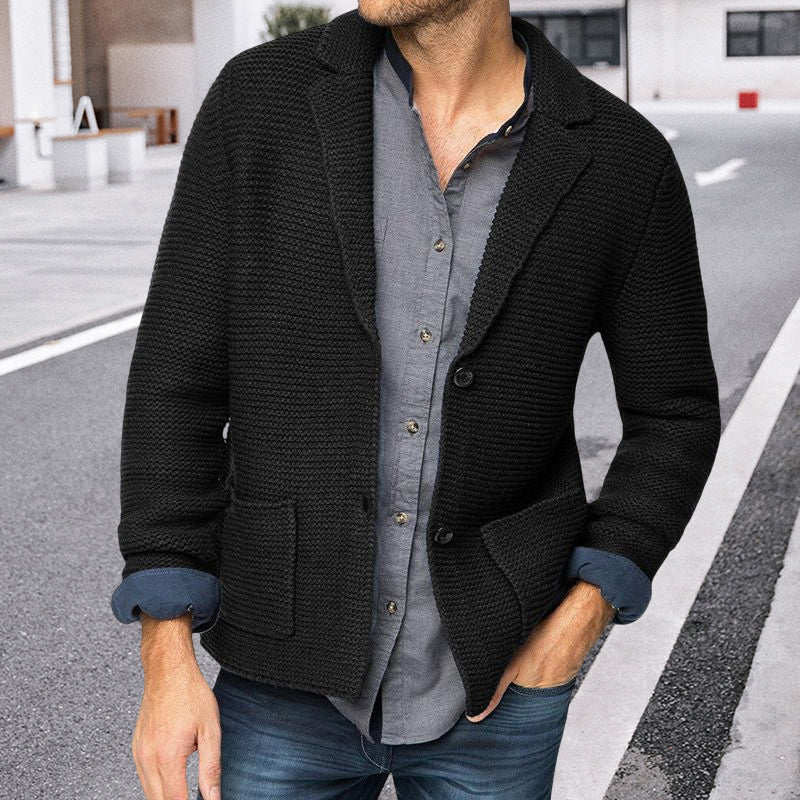 Lapel Knit Jacket