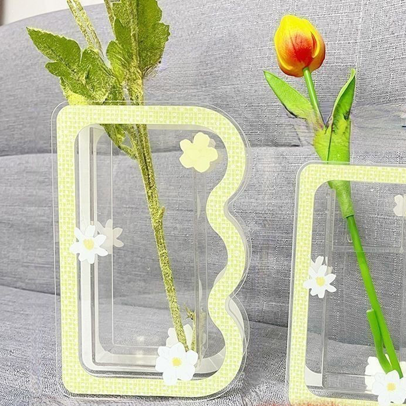 Living Room Creative Flower Arrangement Acrylic Vase