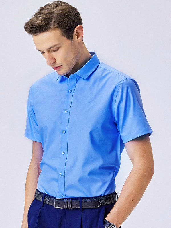 Solid Color Business Shirt