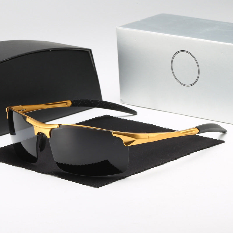 Men's Photochromic Sunglasses with Anti-glare Polarized Lens