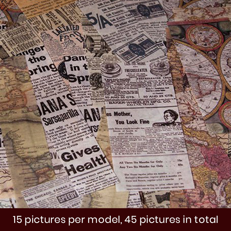 Years Trace Retro Stickers Set