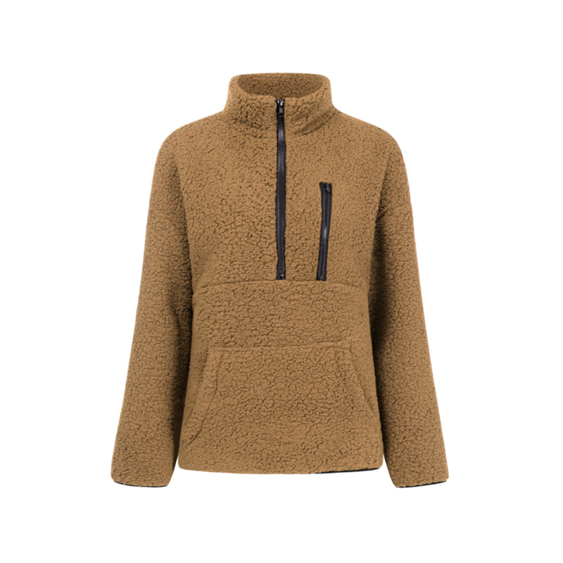Khaki Sherpa Jacket