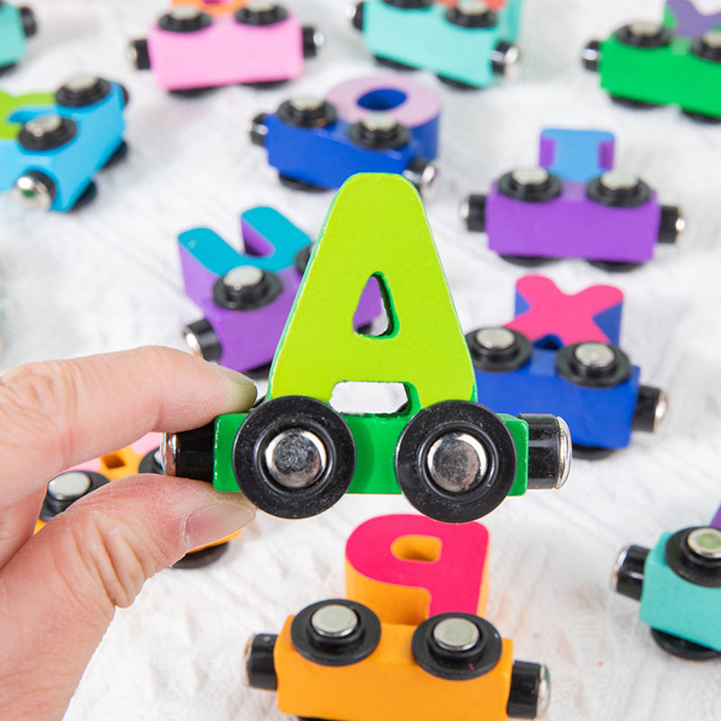 Wooden Digital Train Toy