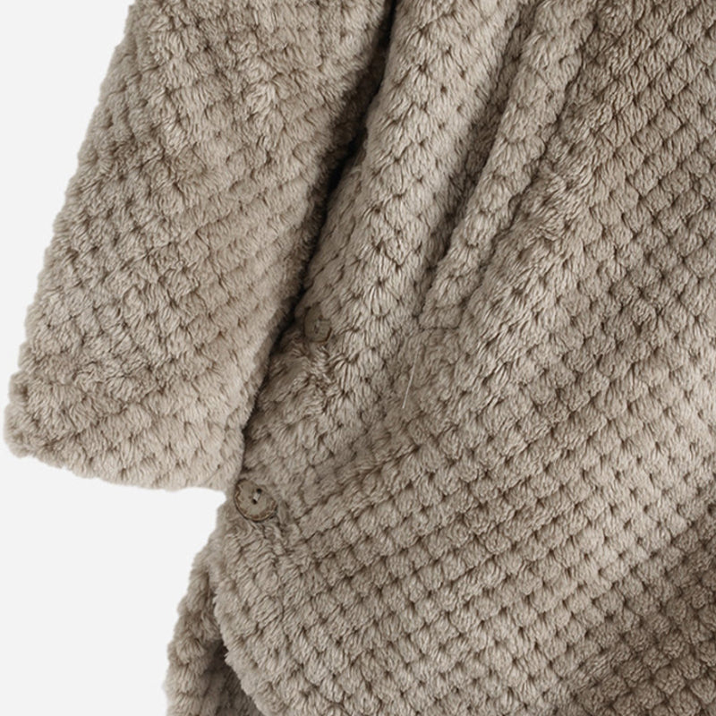 Hooded Fleece Coat