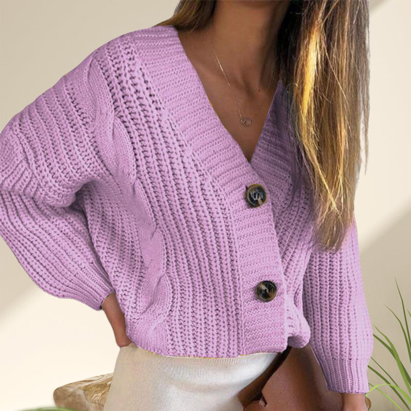 Cute Cardigan With Buttons