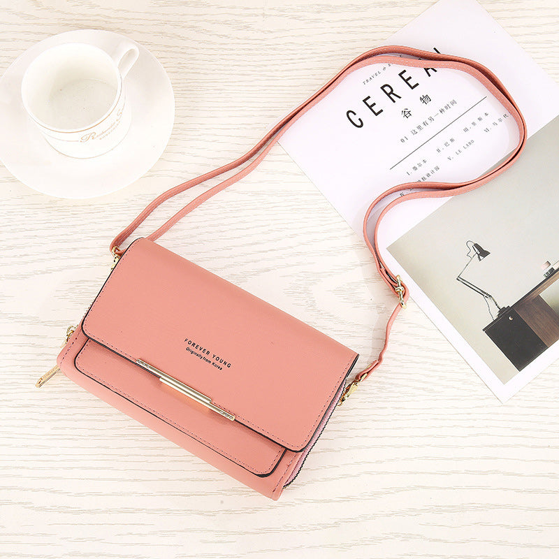 Double Layer Crossbody Purse Bag