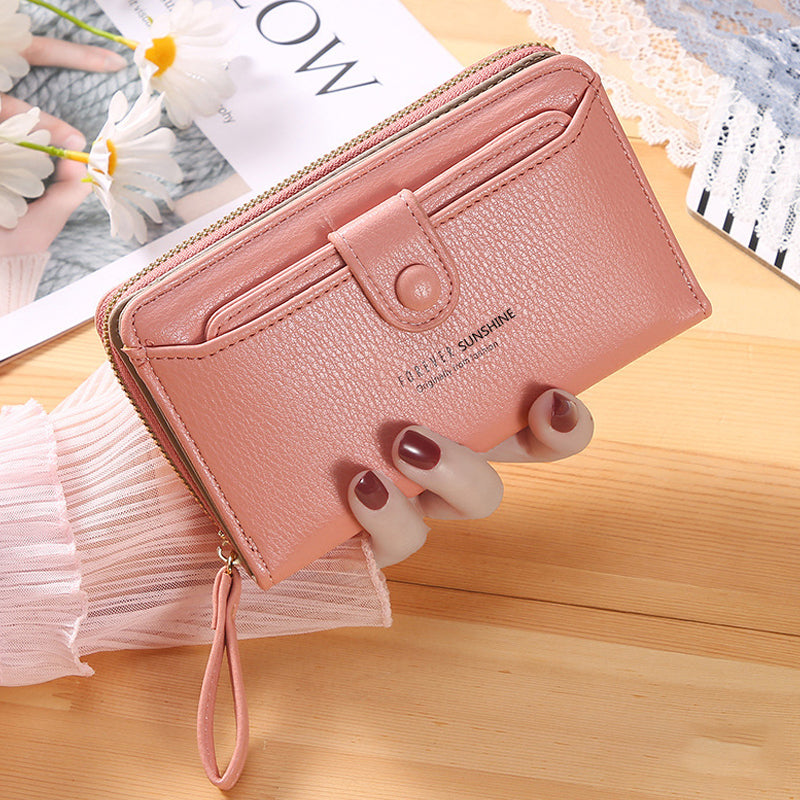 New Solid Color Ladies Wristband Clutch Bag